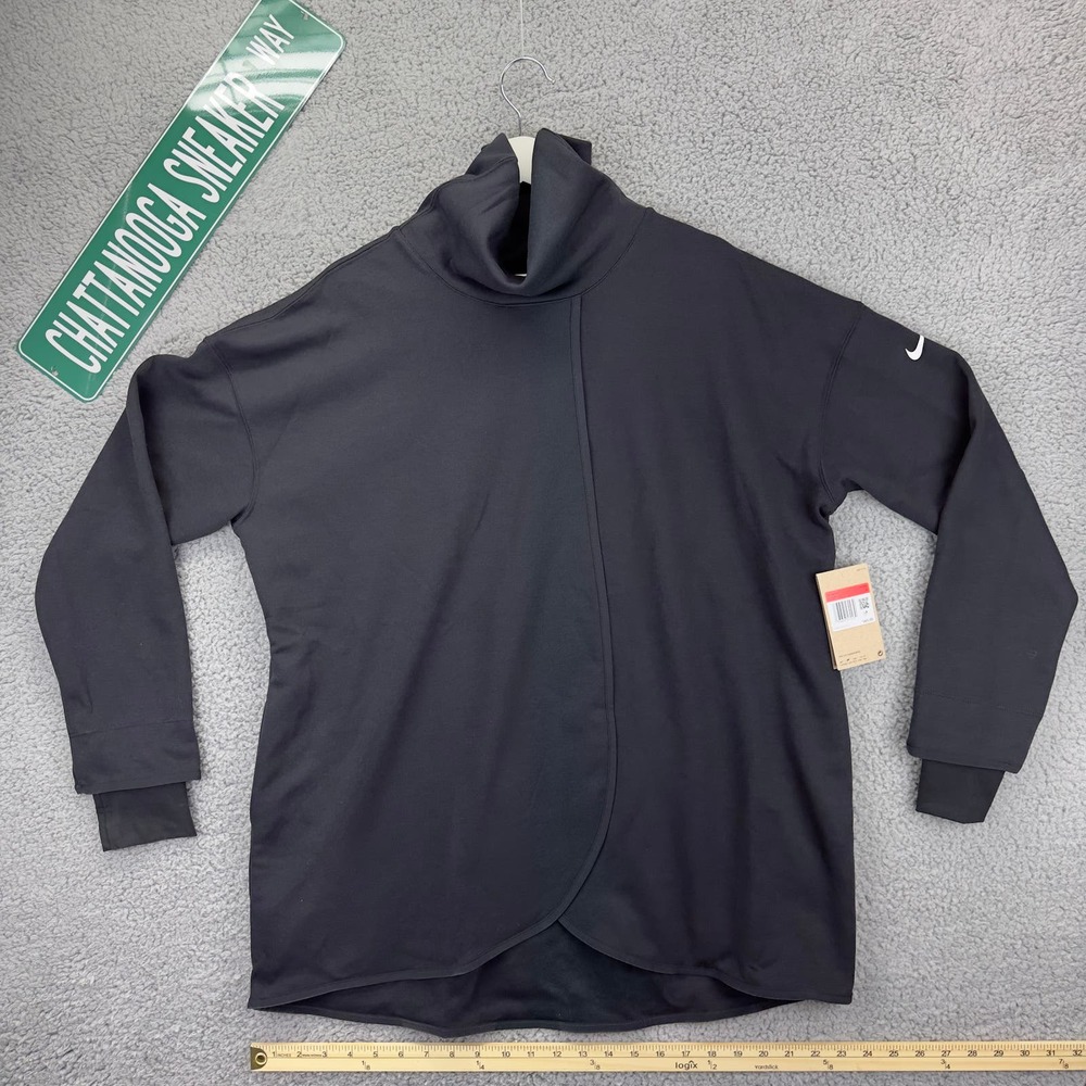 Nike Black Turtleneck Pullover Sweatshirt